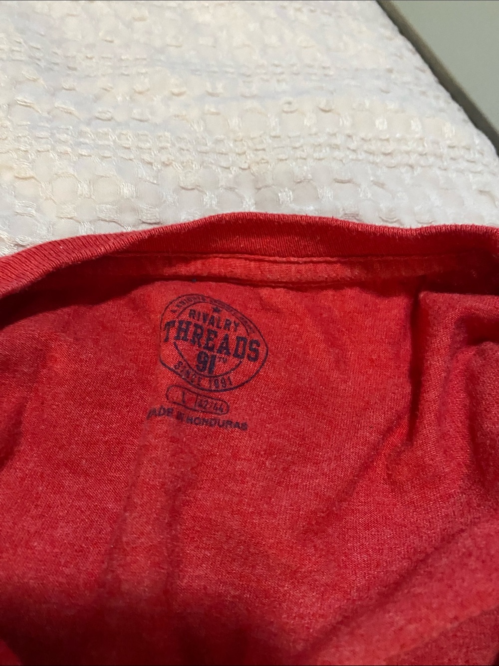 Rivalry Threads Red Georgia Bulldogs Tee with Black Graphic - Picture 2 of 4
